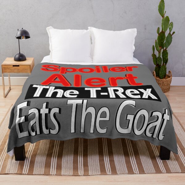 Item preview, Spoiler Alert The T-Rex Eats The Goat designed and sold by toddbrooney.