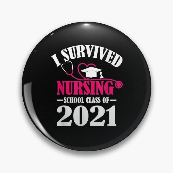 Item preview, I Survived Nursing School 2021 Senior Nurse Graduation Funny  designed and sold by christinero2.