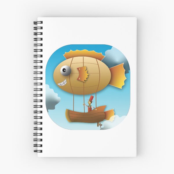 Item preview, goldfish airship designed and sold by scrapnpaint.