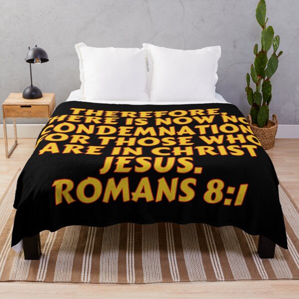 Item preview, Bible Verse Romans 8:1 designed and sold by Prayingwarrior.