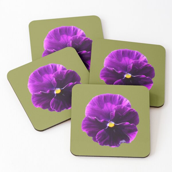 Item preview, Purple Pansy on Green designed and sold by STHogan.