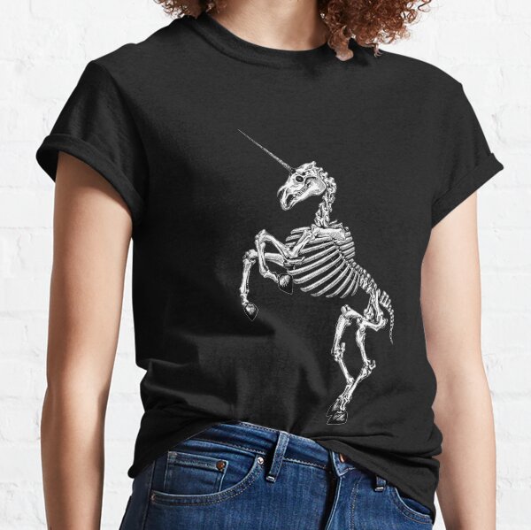 unicorn skull shirt