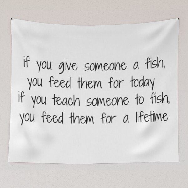 Item preview, If You Give Someone A Fish  designed and sold by GrellenDraws.
