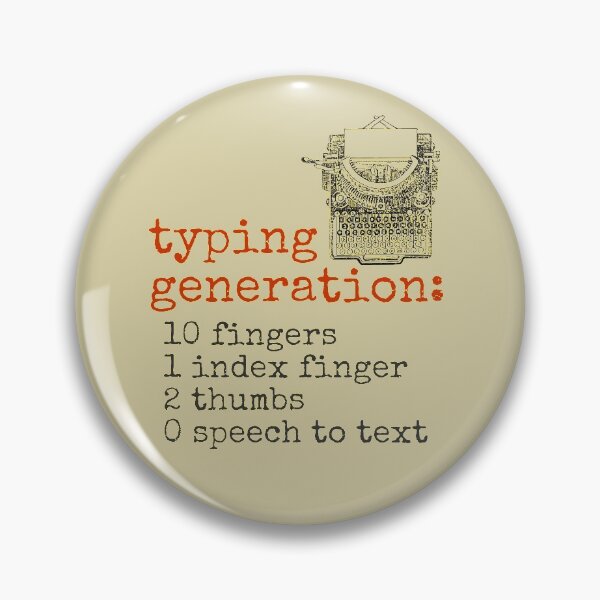 Item preview, typing generations designed and sold by sandpiperstudio.