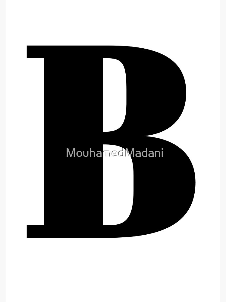 " Letter B Wall Decor ,Letter B Print,Letter B poster, Letter B Wall