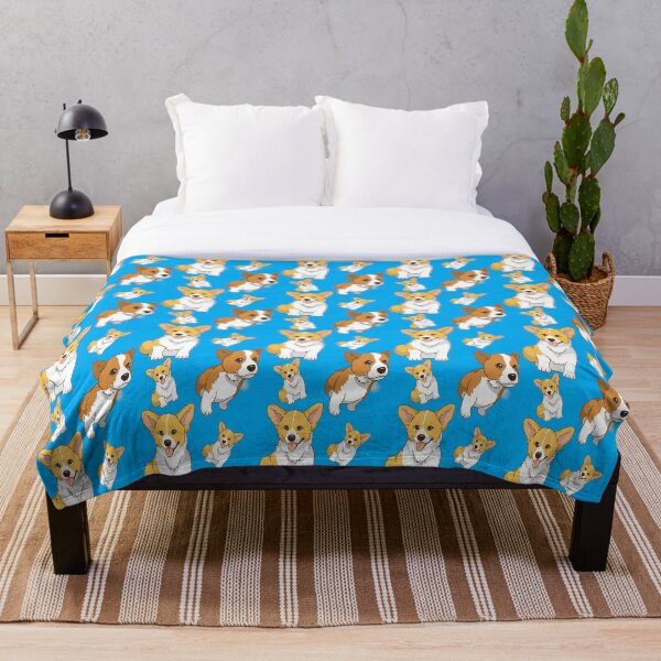 Item preview, Cute corgi seamless pattern.  designed and sold by docferds.