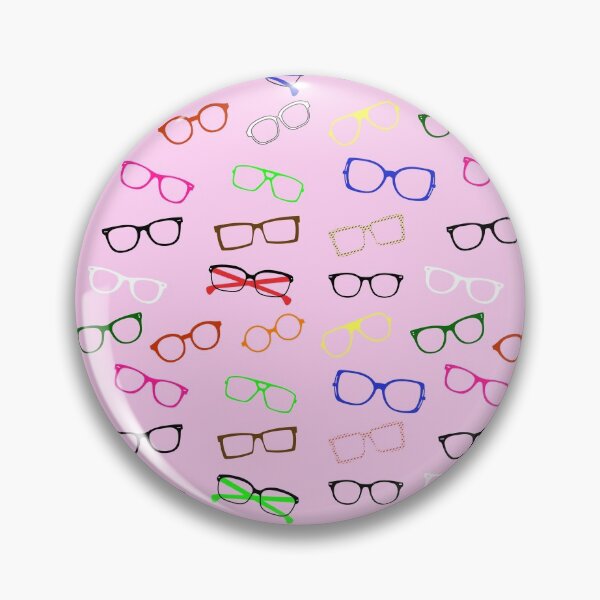 Item preview, Glasses Print on Pink designed and sold by SnarkyCatDesign.