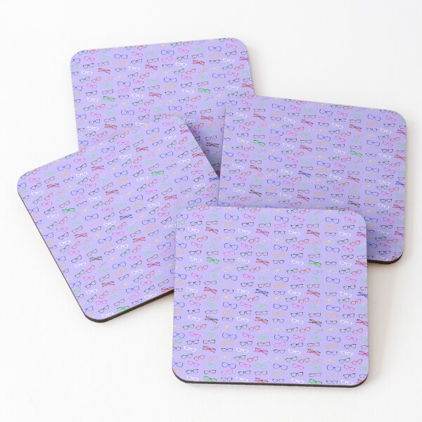 Item preview, Glasses Print on Purple designed and sold by SnarkyCatDesign.