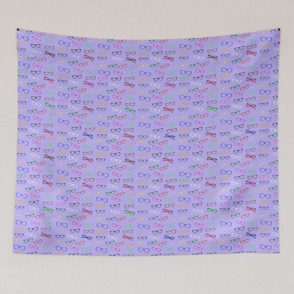 Item preview, Glasses Print on Purple designed and sold by SnarkyCatDesign.
