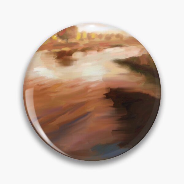 Item preview, Lake side landscape oil painting designed and sold by Samuel Durkin.