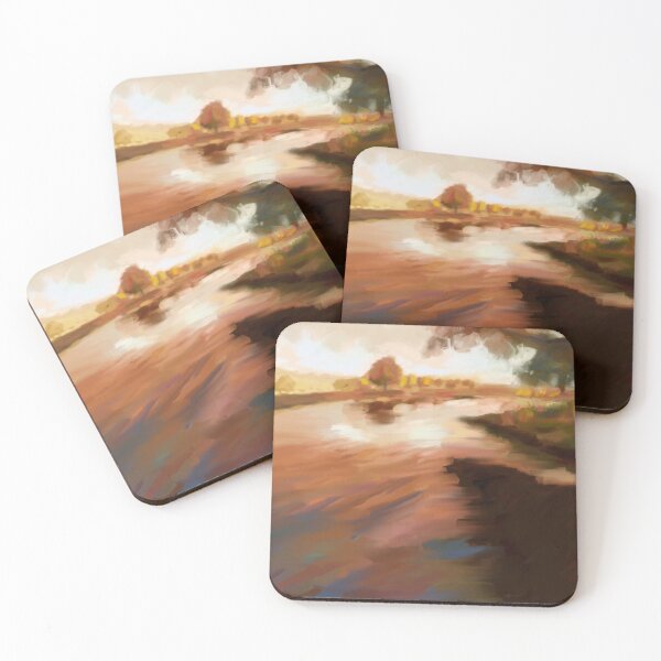 Item preview, Lake side landscape oil painting designed and sold by Samuel Durkin.