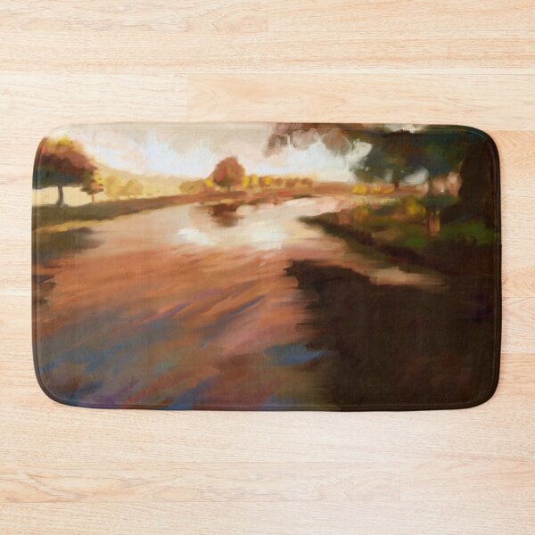 Item preview, Lake side landscape oil painting designed and sold by Samuel Durkin.