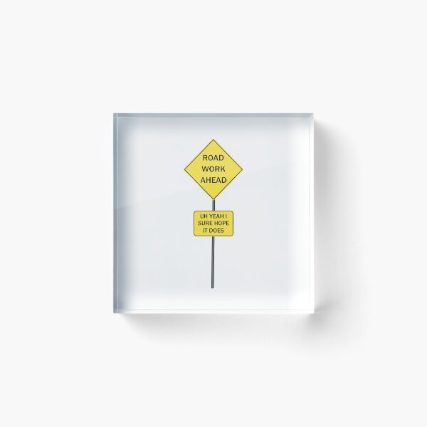 Item preview, Road Work Ahead Vine designed and sold by dobiegerl.