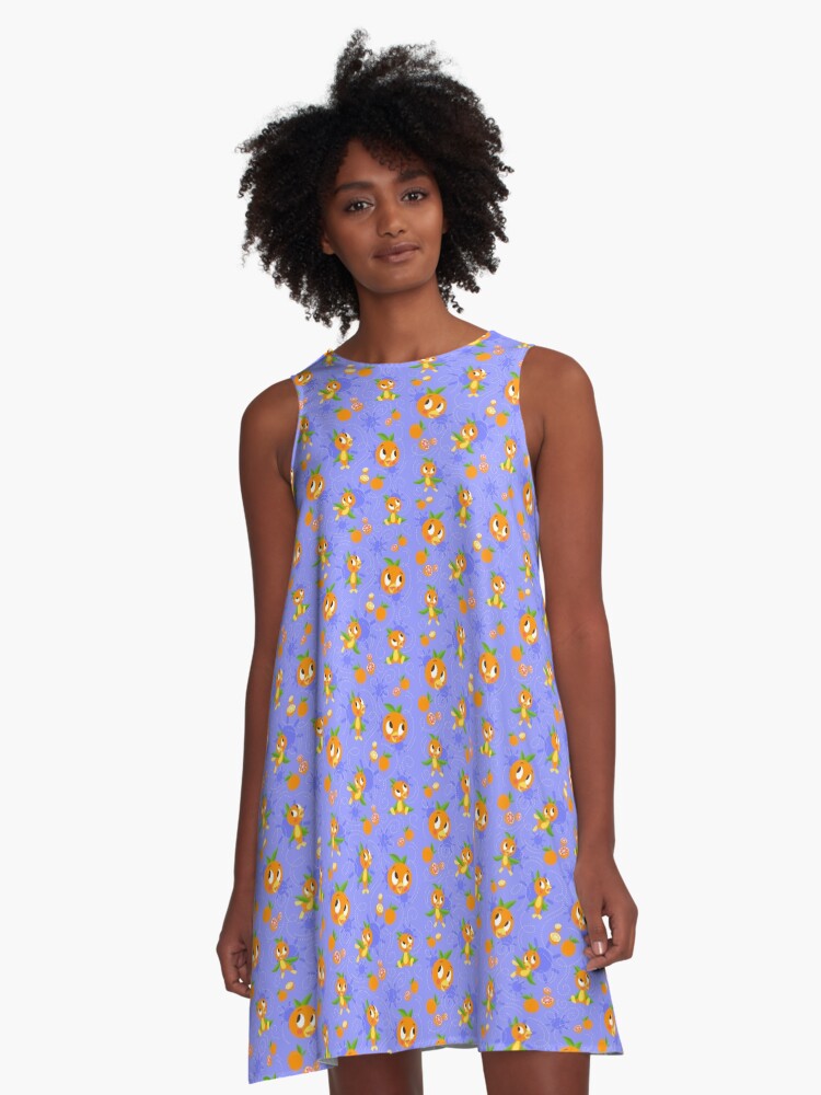 Orange Bird Passholder Logo periwinkle A Line Dress for Sale by Cammi Friederichs Redbubble