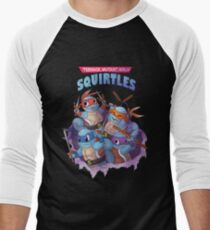 Ninja - Teenage Mutant Ninja Squirtles Men's Baseball ¾ T-Shirt