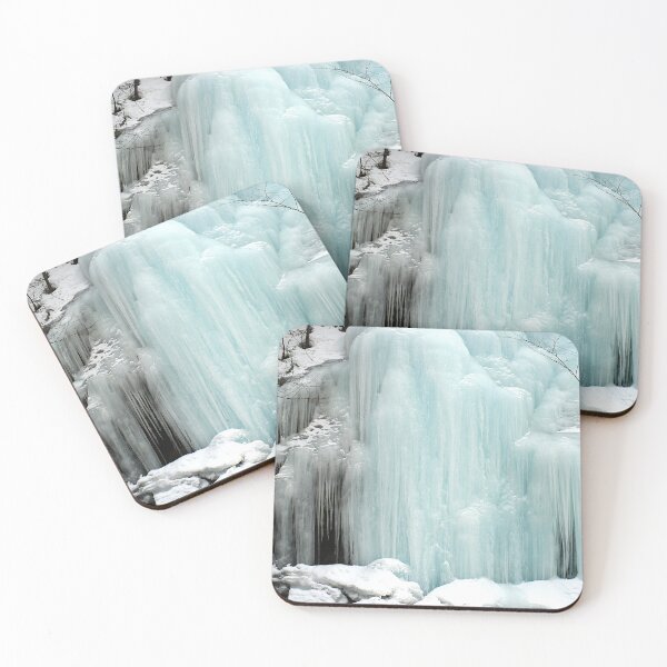 Item preview, Frozen Waterfall, blue designed and sold by HRSCreates.