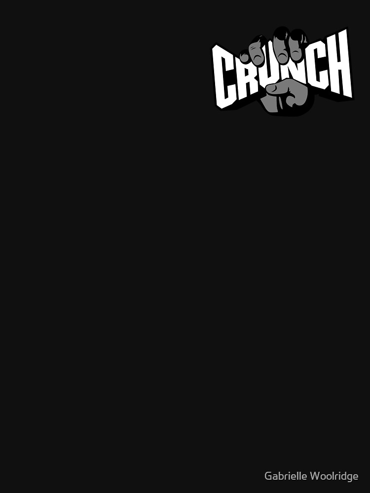 "Crunch Fitness Gym Logo (Black)" Lightweight Hoodie by chantallapeyre