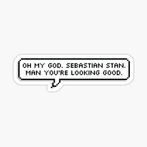 Sebastian Stan - Looking Good Sticker