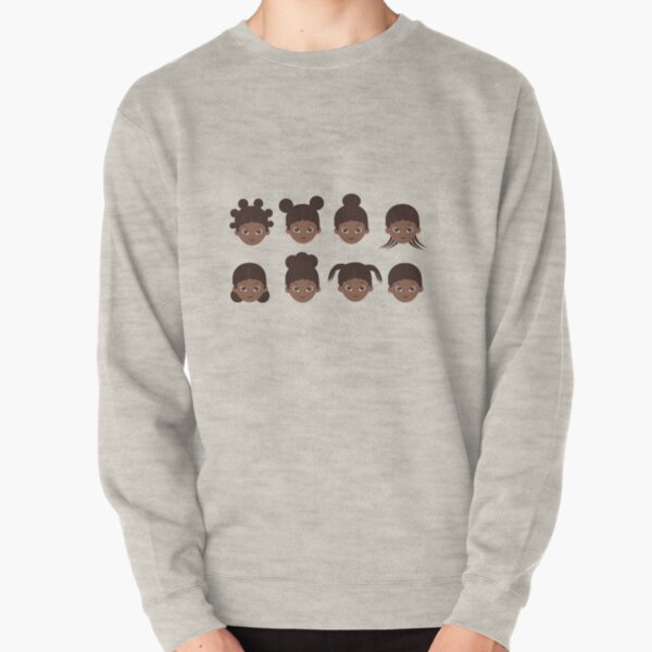 girl hairs Pullover Sweatshirt