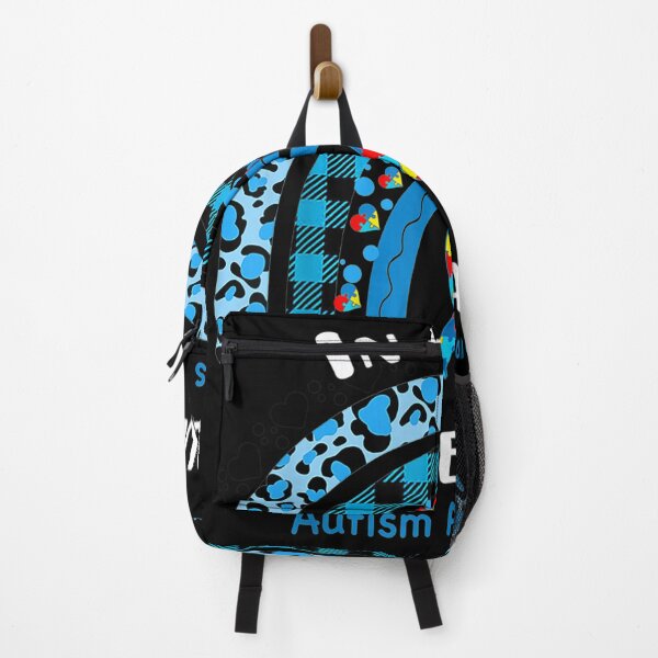Item preview, In April We Wear Blue Rainbow Puzzle Autism Awareness designed and sold by christinero2.