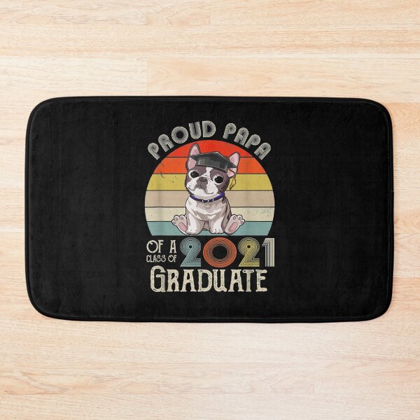 Item preview, Vintage Proud Papa Of A Class Of 2021 Graduate Frenchie Gift  designed and sold by venitamara.