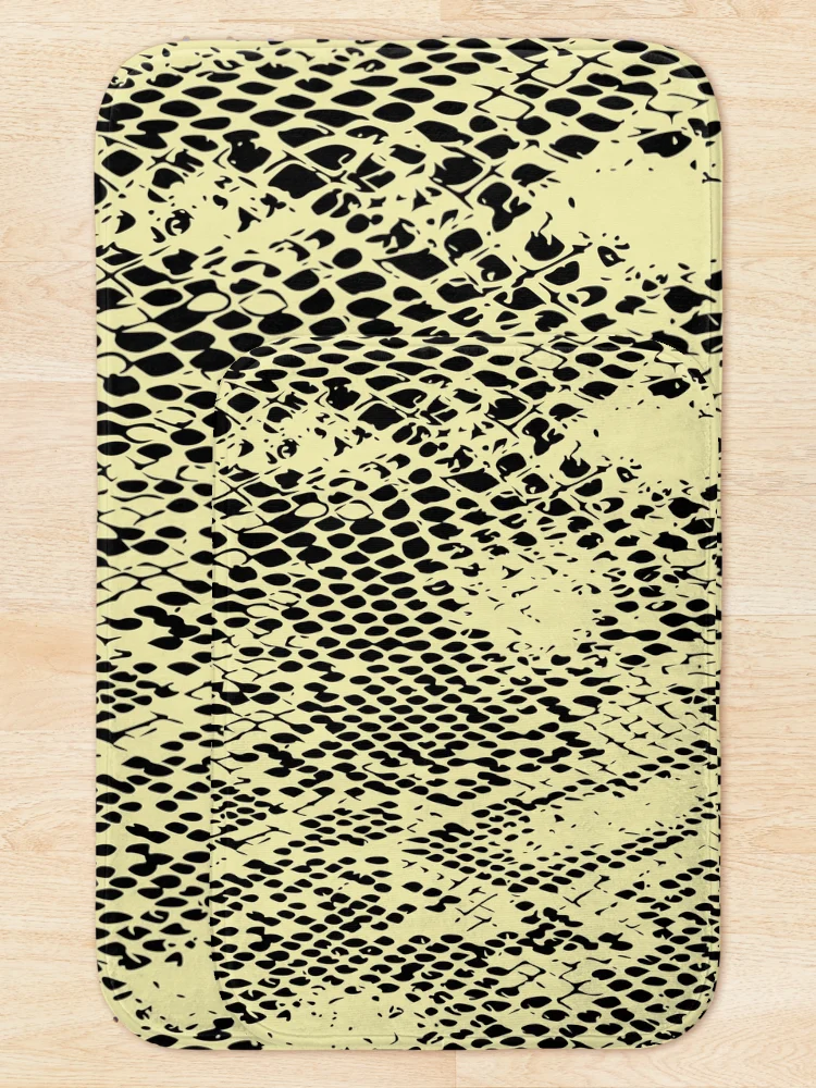 Thumbnail 5 of 6, Bath Mat, Python Skin designed and sold by DesignFantazia.