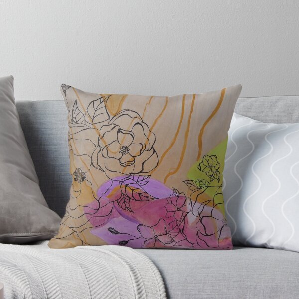Item preview, abstract floral and wood 3 designed and sold by pineapplestreet.