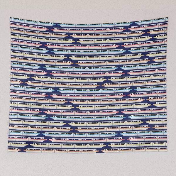 Item preview, Multicolor Monorails designed and sold by Cammi Friederichs.