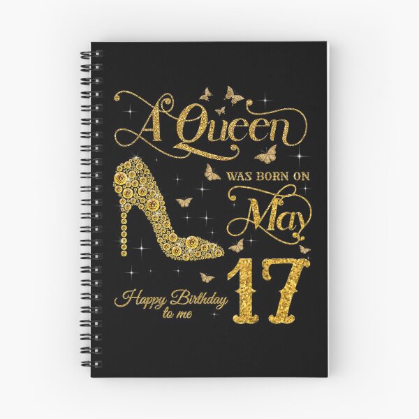 Item preview, A Queen Was Born On May 17 Happy Birthday To Me 17th May Gift  designed and sold by venitamara.