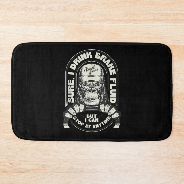 Item preview, Funny Trucker I Drink Brake Fluid Trucking Gorilla Gift  designed and sold by venitamara.