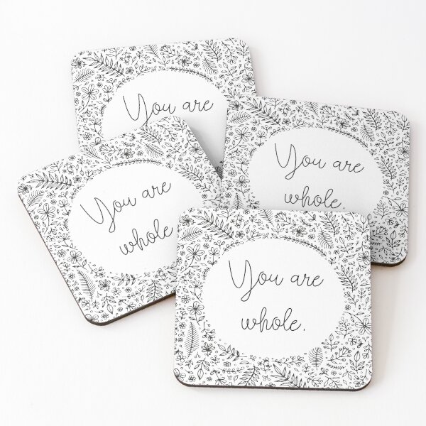 Item preview, Self Love Statement: You are whole. designed and sold by TheMurphyGirl.