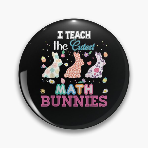 Item preview, I Teach The Cutest Math Bunnies Easter Peeps Teacher  designed and sold by dannareyansh.