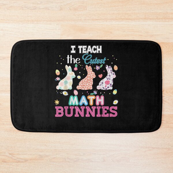 Item preview, I Teach The Cutest Math Bunnies Easter Peeps Teacher  designed and sold by dannareyansh.