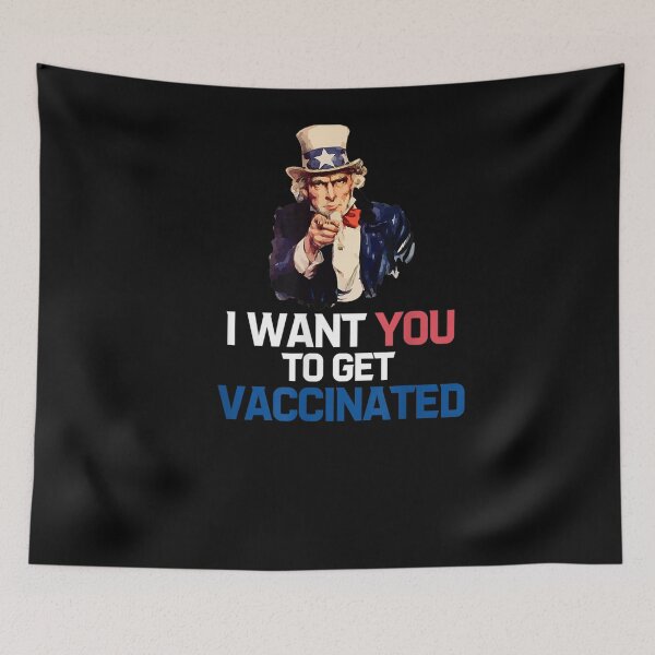 Item preview, Uncle Sam I Want You To Get Vaccinated Gift  designed and sold by venitamara.