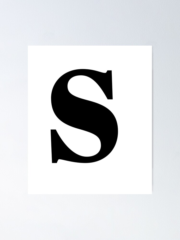 "Copy of Letter s Wall Decor ,Letter s Print,Letter s poster, Letter s