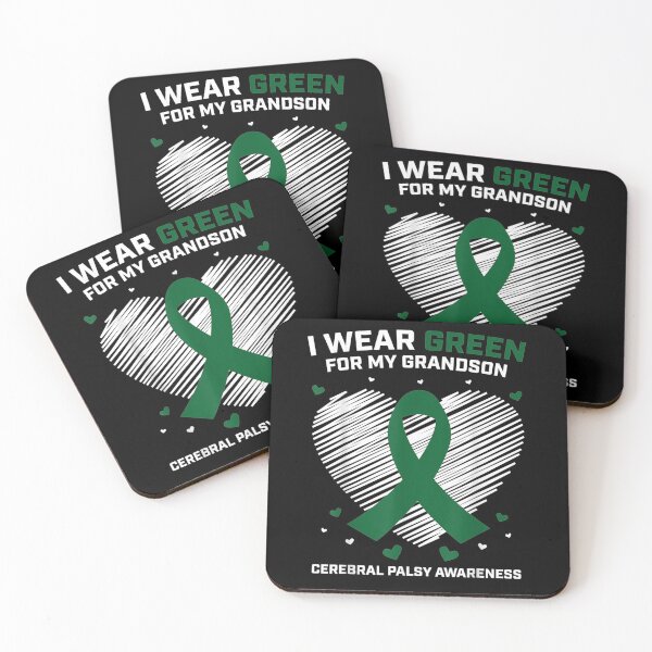 Item preview, Heart I Wear Green For My Grandson Cerebral Palsy Awareness  designed and sold by dannareyansh.