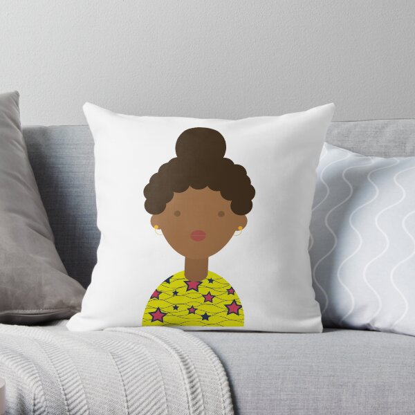 girl1 Throw Pillow