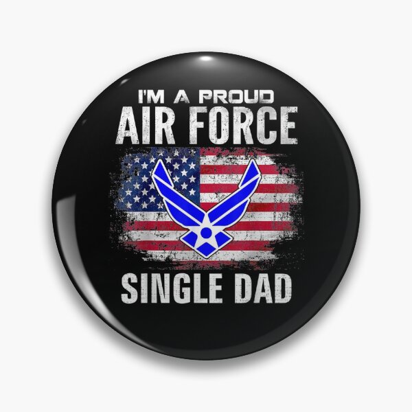 Item preview, I'm A Proud Air Force Single Dad With American Flag Veteran Gift  designed and sold by venitamara.
