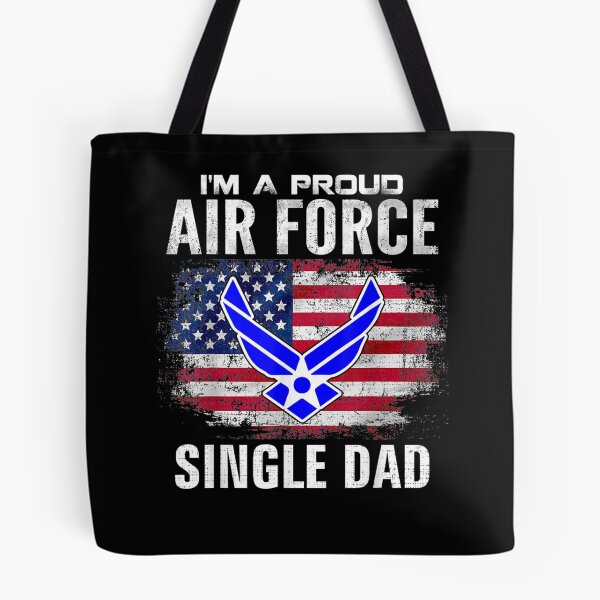 Item preview, I'm A Proud Air Force Single Dad With American Flag Veteran Gift  designed and sold by venitamara.