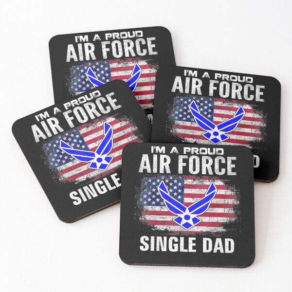 Item preview, I'm A Proud Air Force Single Dad With American Flag Veteran Gift  designed and sold by venitamara.