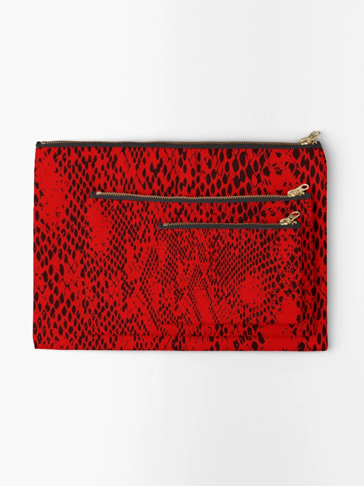 Thumbnail 2 of 4, Zipper Pouch, Python Skin designed and sold by DesignFantazia.