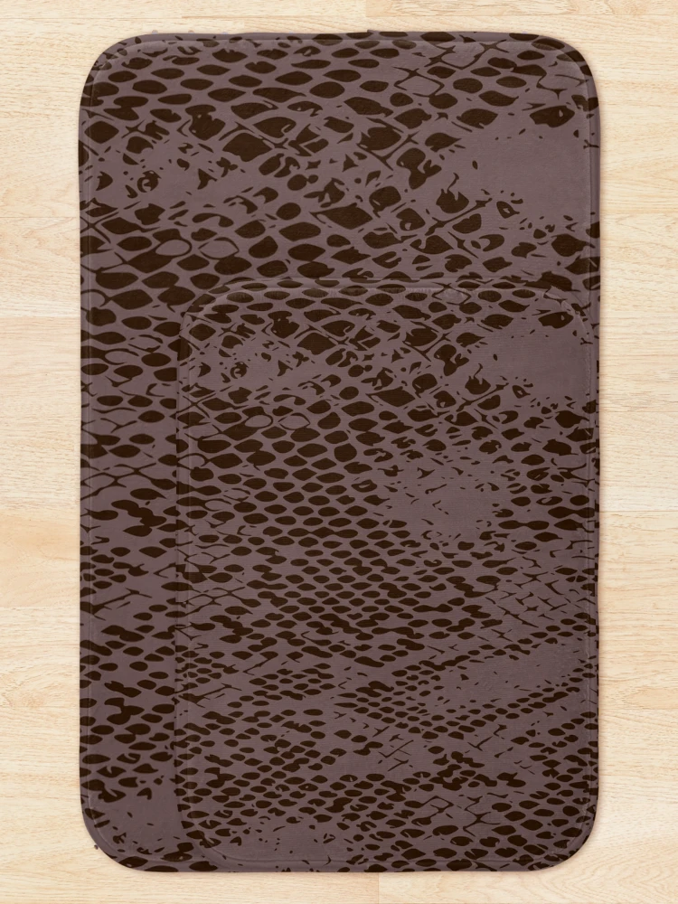 Thumbnail 5 of 6, Bath Mat, Python Skin designed and sold by DesignFantazia.