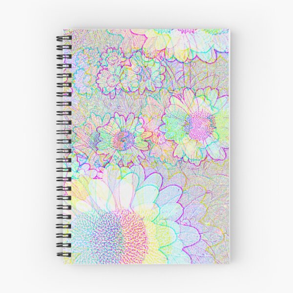 Artikelvorschau, GlitchArt Rainbow Floral entworfen und verkauft von quietmagenta.