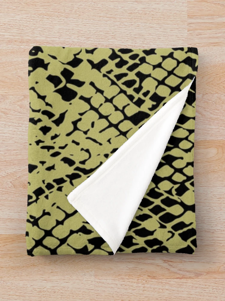 Thumbnail 3 of 6, Throw Blanket, Python Skin designed and sold by DesignFantazia.