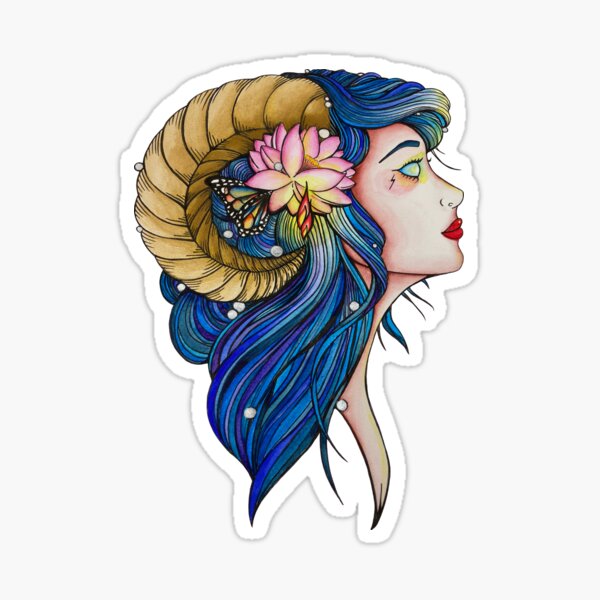 Goddess of Power and Strength Sticker
