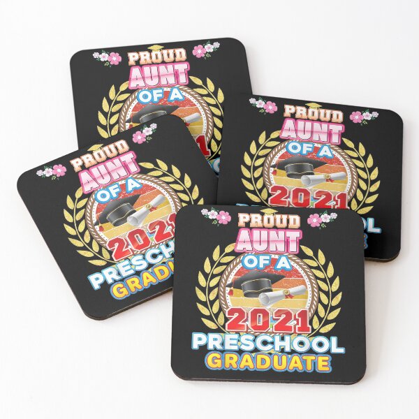 Item preview, Proud Aunt Of A 2021 Preschool Graduate Last Day School Grad Gift  designed and sold by venitamara.