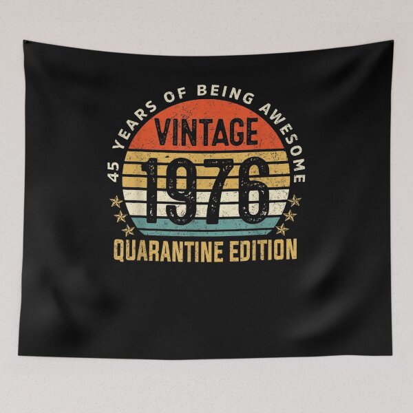 Item preview, 45 Years Old Retro Vintage 1976 45th Quarantine Birthday  designed and sold by dannareyansh.