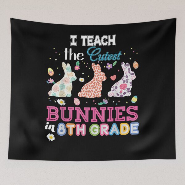 Item preview, I Teach The Cutest Bunnies In 8th Grade Eighth Easter Peeps  designed and sold by dannareyansh.