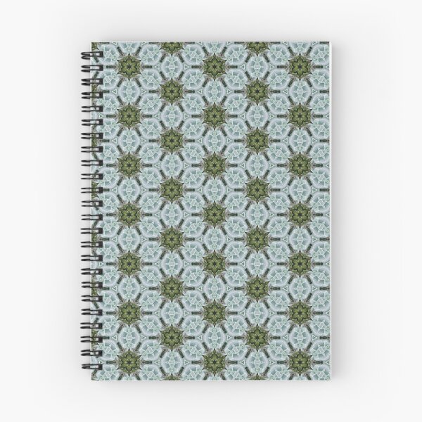 Item preview, Green star flower dots on soft gray pattern #1 designed and sold by PatsIsland.