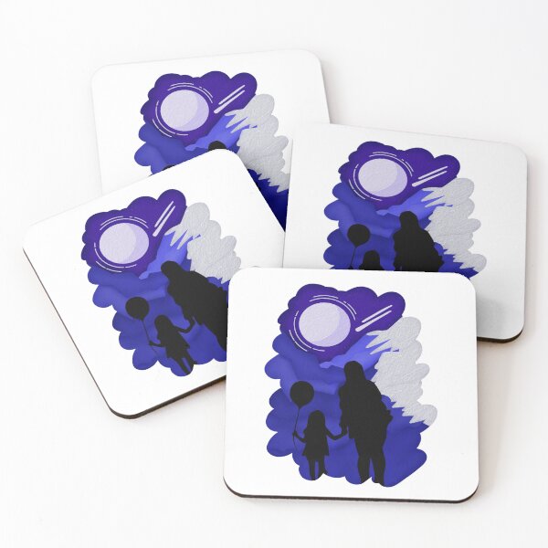 Artikelvorschau, Mutter und Tochter Silhouette Illustration entworfen und verkauft von crizzysketch.